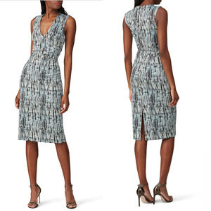 NWT Diane von Furstenberg Anissa Sheath V neck Sleeveless - Size 4